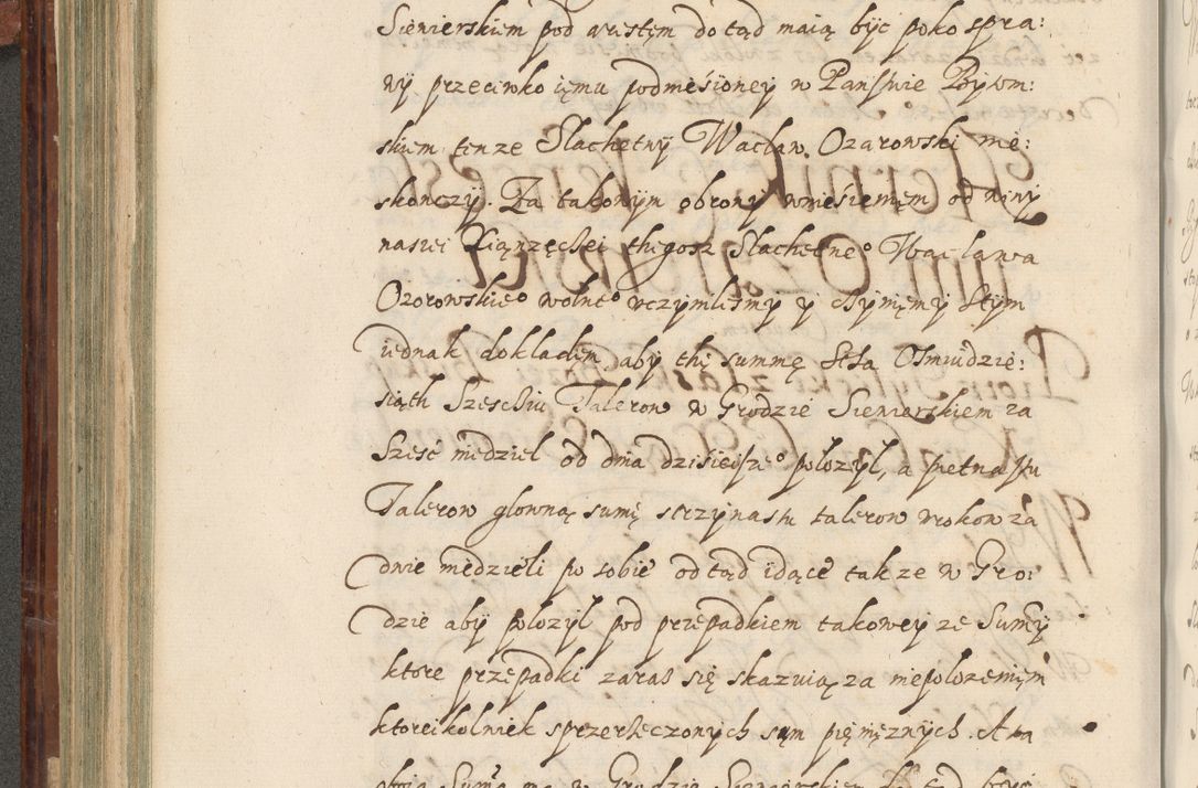 Zdjęcie nr 357 dla obiektu archiwalnego: Acta actorum causarum spiritualium, civilium, criminalium, obligationum, quiettationum, inscriptionum, cessionum, decimarum, testamentorum, Illustrissimi et Reverendissimi Domini Domini Martini Szyszkowski Dei &amp; Apostolicae Sedis gratia Episcopi Cracovienisis Ducis Severiensis in annis 1617, 1618, 1619. Tomus Primus.