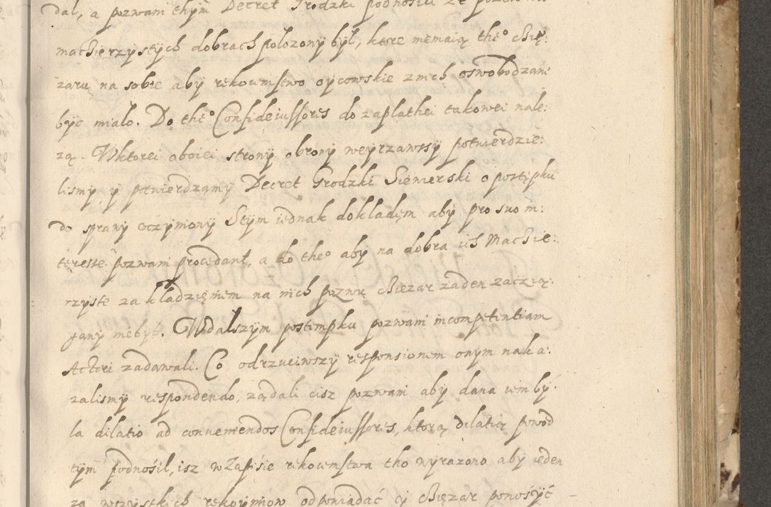 Zdjęcie nr 348 dla obiektu archiwalnego: Acta actorum causarum spiritualium, civilium, criminalium, obligationum, quiettationum, inscriptionum, cessionum, decimarum, testamentorum, Illustrissimi et Reverendissimi Domini Domini Martini Szyszkowski Dei &amp; Apostolicae Sedis gratia Episcopi Cracovienisis Ducis Severiensis in annis 1617, 1618, 1619. Tomus Primus.
