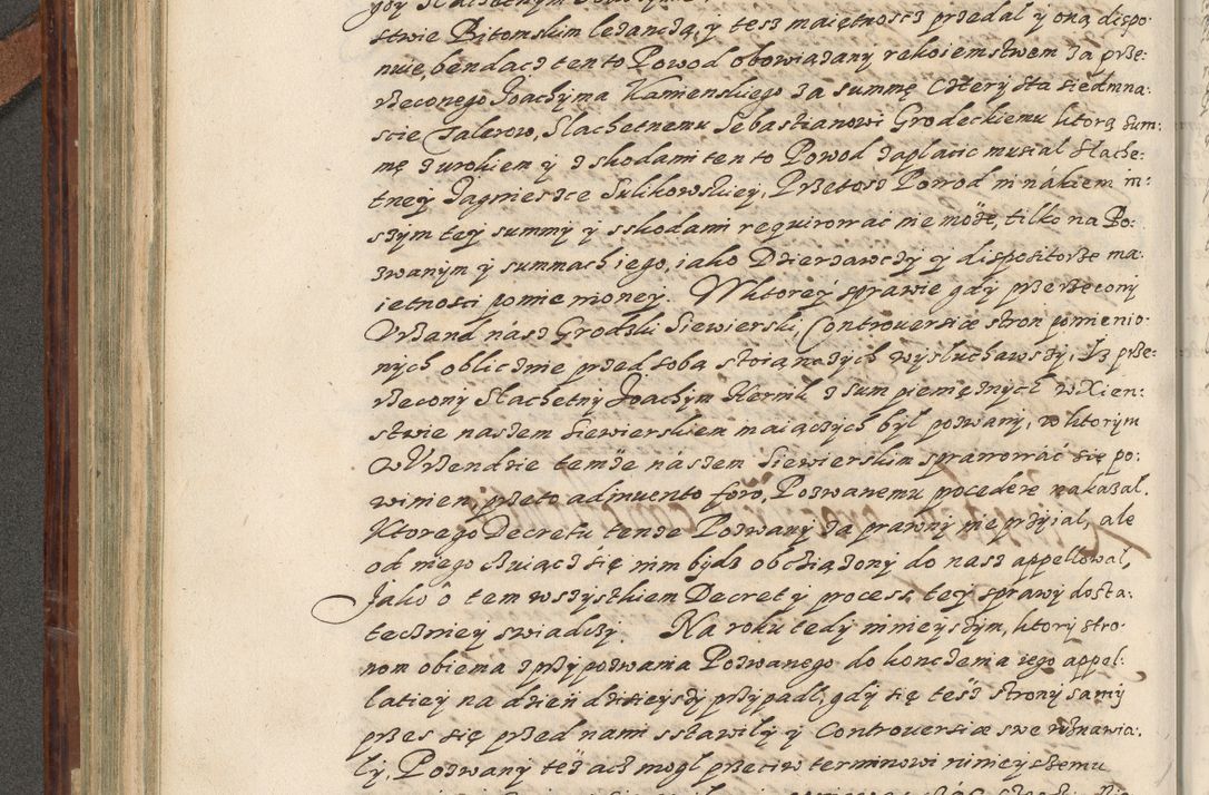 Zdjęcie nr 335 dla obiektu archiwalnego: Acta actorum causarum spiritualium, civilium, criminalium, obligationum, quiettationum, inscriptionum, cessionum, decimarum, testamentorum, Illustrissimi et Reverendissimi Domini Domini Martini Szyszkowski Dei &amp; Apostolicae Sedis gratia Episcopi Cracovienisis Ducis Severiensis in annis 1617, 1618, 1619. Tomus Primus.