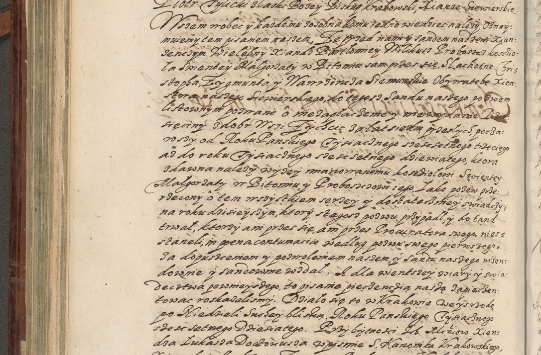 Zdjęcie nr 333 dla obiektu archiwalnego: Acta actorum causarum spiritualium, civilium, criminalium, obligationum, quiettationum, inscriptionum, cessionum, decimarum, testamentorum, Illustrissimi et Reverendissimi Domini Domini Martini Szyszkowski Dei &amp; Apostolicae Sedis gratia Episcopi Cracovienisis Ducis Severiensis in annis 1617, 1618, 1619. Tomus Primus.