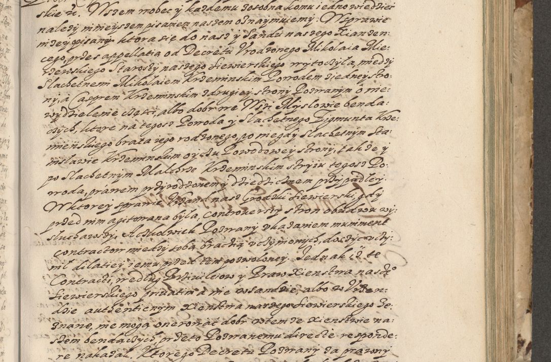 Zdjęcie nr 328 dla obiektu archiwalnego: Acta actorum causarum spiritualium, civilium, criminalium, obligationum, quiettationum, inscriptionum, cessionum, decimarum, testamentorum, Illustrissimi et Reverendissimi Domini Domini Martini Szyszkowski Dei &amp; Apostolicae Sedis gratia Episcopi Cracovienisis Ducis Severiensis in annis 1617, 1618, 1619. Tomus Primus.