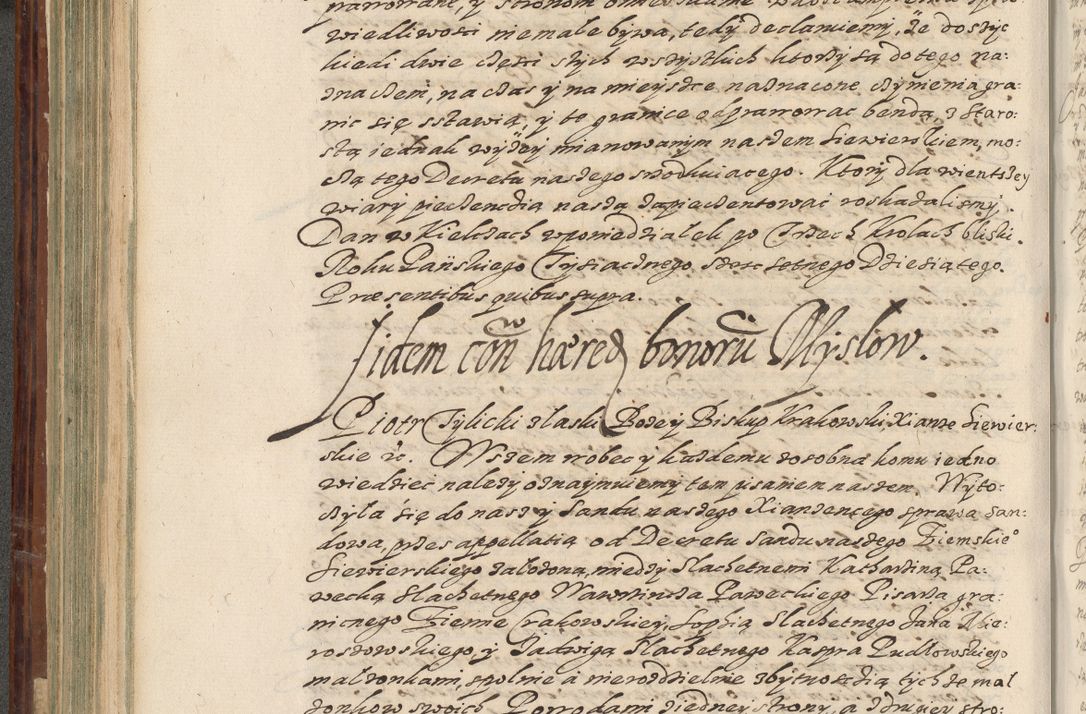 Zdjęcie nr 323 dla obiektu archiwalnego: Acta actorum causarum spiritualium, civilium, criminalium, obligationum, quiettationum, inscriptionum, cessionum, decimarum, testamentorum, Illustrissimi et Reverendissimi Domini Domini Martini Szyszkowski Dei &amp; Apostolicae Sedis gratia Episcopi Cracovienisis Ducis Severiensis in annis 1617, 1618, 1619. Tomus Primus.