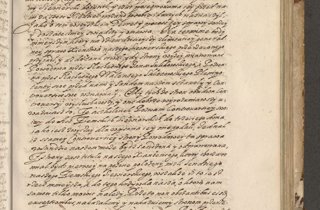 Zdjęcie nr 324 dla obiektu archiwalnego: Acta actorum causarum spiritualium, civilium, criminalium, obligationum, quiettationum, inscriptionum, cessionum, decimarum, testamentorum, Illustrissimi et Reverendissimi Domini Domini Martini Szyszkowski Dei &amp; Apostolicae Sedis gratia Episcopi Cracovienisis Ducis Severiensis in annis 1617, 1618, 1619. Tomus Primus.