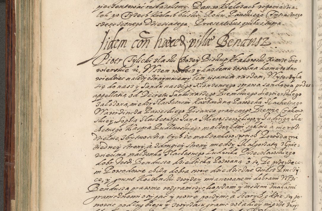 Zdjęcie nr 321 dla obiektu archiwalnego: Acta actorum causarum spiritualium, civilium, criminalium, obligationum, quiettationum, inscriptionum, cessionum, decimarum, testamentorum, Illustrissimi et Reverendissimi Domini Domini Martini Szyszkowski Dei &amp; Apostolicae Sedis gratia Episcopi Cracovienisis Ducis Severiensis in annis 1617, 1618, 1619. Tomus Primus.