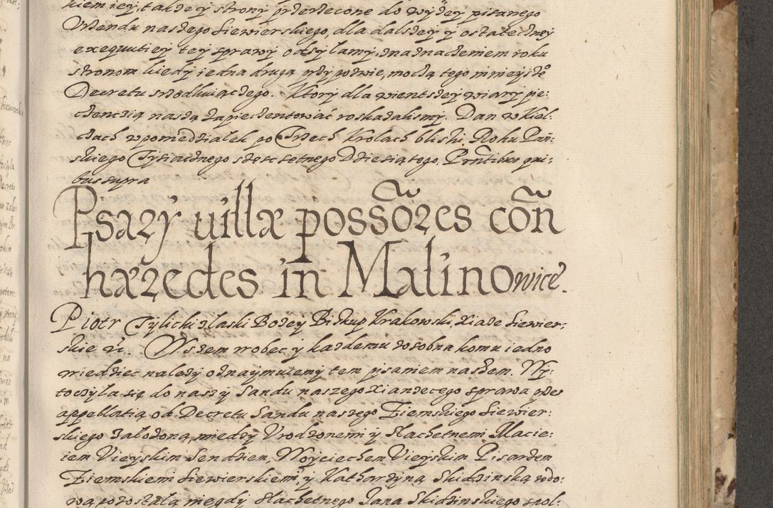Zdjęcie nr 316 dla obiektu archiwalnego: Acta actorum causarum spiritualium, civilium, criminalium, obligationum, quiettationum, inscriptionum, cessionum, decimarum, testamentorum, Illustrissimi et Reverendissimi Domini Domini Martini Szyszkowski Dei &amp; Apostolicae Sedis gratia Episcopi Cracovienisis Ducis Severiensis in annis 1617, 1618, 1619. Tomus Primus.