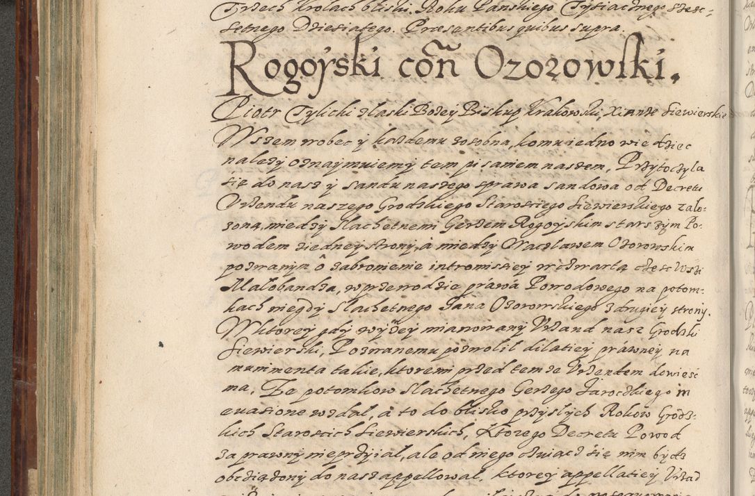 Zdjęcie nr 315 dla obiektu archiwalnego: Acta actorum causarum spiritualium, civilium, criminalium, obligationum, quiettationum, inscriptionum, cessionum, decimarum, testamentorum, Illustrissimi et Reverendissimi Domini Domini Martini Szyszkowski Dei &amp; Apostolicae Sedis gratia Episcopi Cracovienisis Ducis Severiensis in annis 1617, 1618, 1619. Tomus Primus.