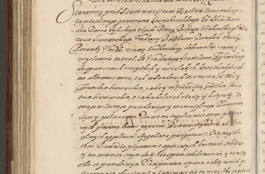 Zdjęcie nr 605 dla obiektu archiwalnego: Acta actorum causarum spiritualium, civilium, criminalium, obligationum, quiettationum, inscriptionum, cessionum, decimarum, testamentorum, Illustrissimi et Reverendissimi Domini Domini Martini Szyszkowski Dei &amp; Apostolicae Sedis gratia Episcopi Cracovienisis Ducis Severiensis in annis 1617, 1618, 1619. Tomus Primus.