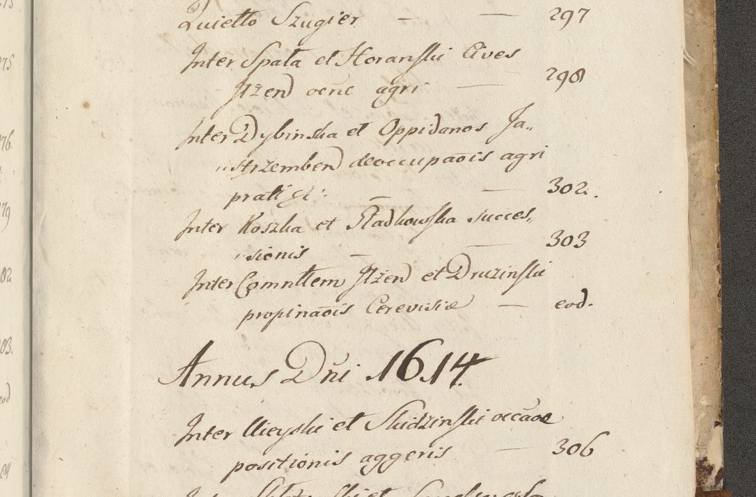 Zdjęcie nr 954 dla obiektu archiwalnego: Acta actorum causarum spiritualium, civilium, criminalium, obligationum, quiettationum, inscriptionum, cessionum, decimarum, testamentorum, Illustrissimi et Reverendissimi Domini Domini Martini Szyszkowski Dei &amp; Apostolicae Sedis gratia Episcopi Cracovienisis Ducis Severiensis in annis 1617, 1618, 1619. Tomus Primus.