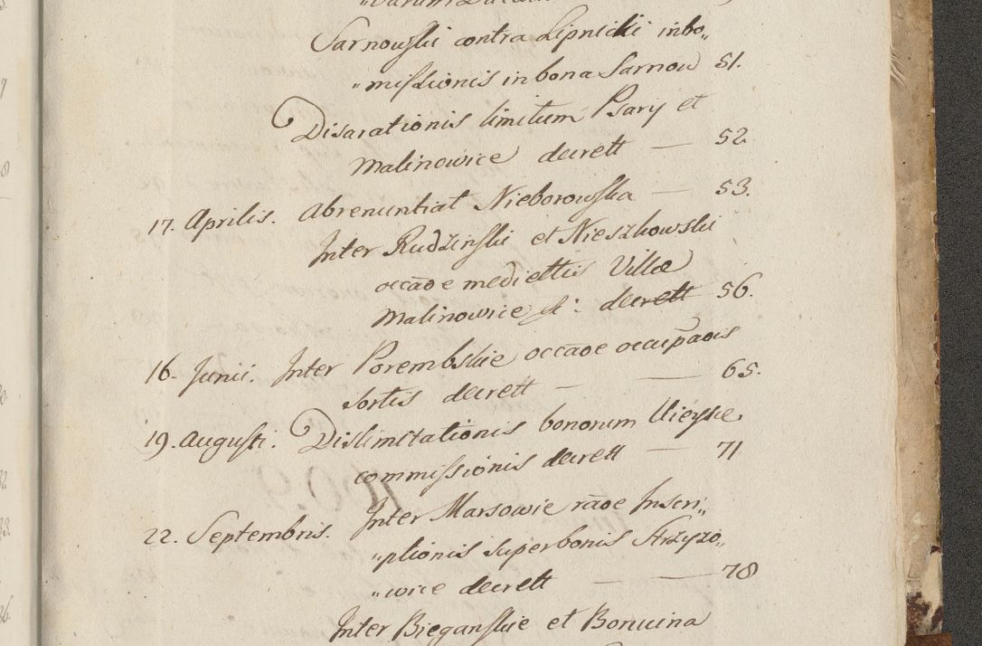 Zdjęcie nr 944 dla obiektu archiwalnego: Acta actorum causarum spiritualium, civilium, criminalium, obligationum, quiettationum, inscriptionum, cessionum, decimarum, testamentorum, Illustrissimi et Reverendissimi Domini Domini Martini Szyszkowski Dei &amp; Apostolicae Sedis gratia Episcopi Cracovienisis Ducis Severiensis in annis 1617, 1618, 1619. Tomus Primus.