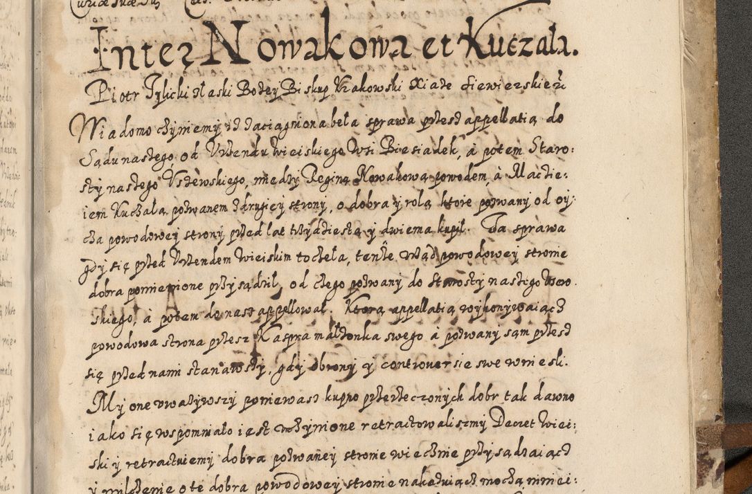 Zdjęcie nr 932 dla obiektu archiwalnego: Acta actorum causarum spiritualium, civilium, criminalium, obligationum, quiettationum, inscriptionum, cessionum, decimarum, testamentorum, Illustrissimi et Reverendissimi Domini Domini Martini Szyszkowski Dei &amp; Apostolicae Sedis gratia Episcopi Cracovienisis Ducis Severiensis in annis 1617, 1618, 1619. Tomus Primus.