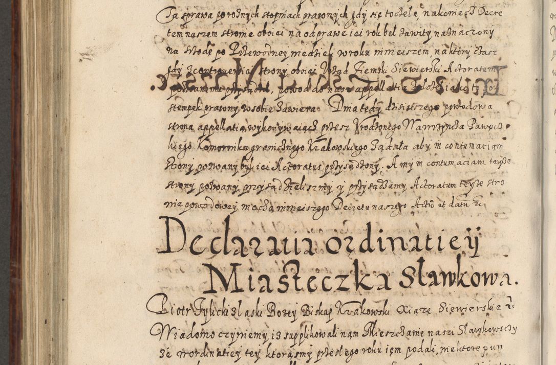 Zdjęcie nr 925 dla obiektu archiwalnego: Acta actorum causarum spiritualium, civilium, criminalium, obligationum, quiettationum, inscriptionum, cessionum, decimarum, testamentorum, Illustrissimi et Reverendissimi Domini Domini Martini Szyszkowski Dei &amp; Apostolicae Sedis gratia Episcopi Cracovienisis Ducis Severiensis in annis 1617, 1618, 1619. Tomus Primus.