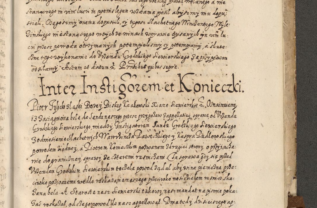 Zdjęcie nr 920 dla obiektu archiwalnego: Acta actorum causarum spiritualium, civilium, criminalium, obligationum, quiettationum, inscriptionum, cessionum, decimarum, testamentorum, Illustrissimi et Reverendissimi Domini Domini Martini Szyszkowski Dei &amp; Apostolicae Sedis gratia Episcopi Cracovienisis Ducis Severiensis in annis 1617, 1618, 1619. Tomus Primus.