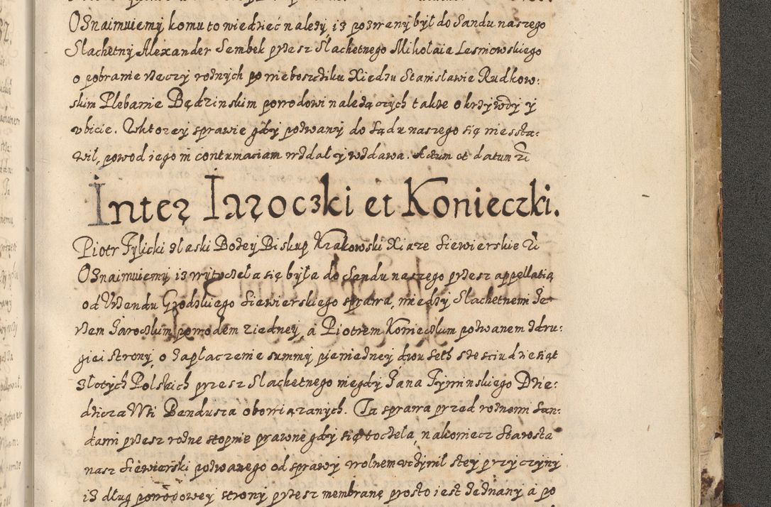 Zdjęcie nr 914 dla obiektu archiwalnego: Acta actorum causarum spiritualium, civilium, criminalium, obligationum, quiettationum, inscriptionum, cessionum, decimarum, testamentorum, Illustrissimi et Reverendissimi Domini Domini Martini Szyszkowski Dei &amp; Apostolicae Sedis gratia Episcopi Cracovienisis Ducis Severiensis in annis 1617, 1618, 1619. Tomus Primus.