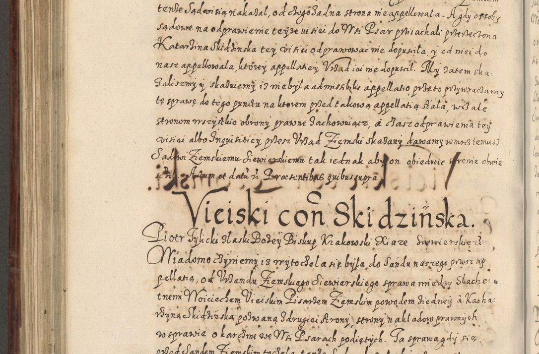 Zdjęcie nr 907 dla obiektu archiwalnego: Acta actorum causarum spiritualium, civilium, criminalium, obligationum, quiettationum, inscriptionum, cessionum, decimarum, testamentorum, Illustrissimi et Reverendissimi Domini Domini Martini Szyszkowski Dei &amp; Apostolicae Sedis gratia Episcopi Cracovienisis Ducis Severiensis in annis 1617, 1618, 1619. Tomus Primus.