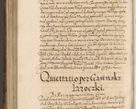 Zdjęcie nr 875 dla obiektu archiwalnego: Acta actorum causarum spiritualium, civilium, criminalium, obligationum, quiettationum, inscriptionum, cessionum, decimarum, testamentorum, Illustrissimi et Reverendissimi Domini Domini Martini Szyszkowski Dei &amp; Apostolicae Sedis gratia Episcopi Cracovienisis Ducis Severiensis in annis 1617, 1618, 1619. Tomus Primus.