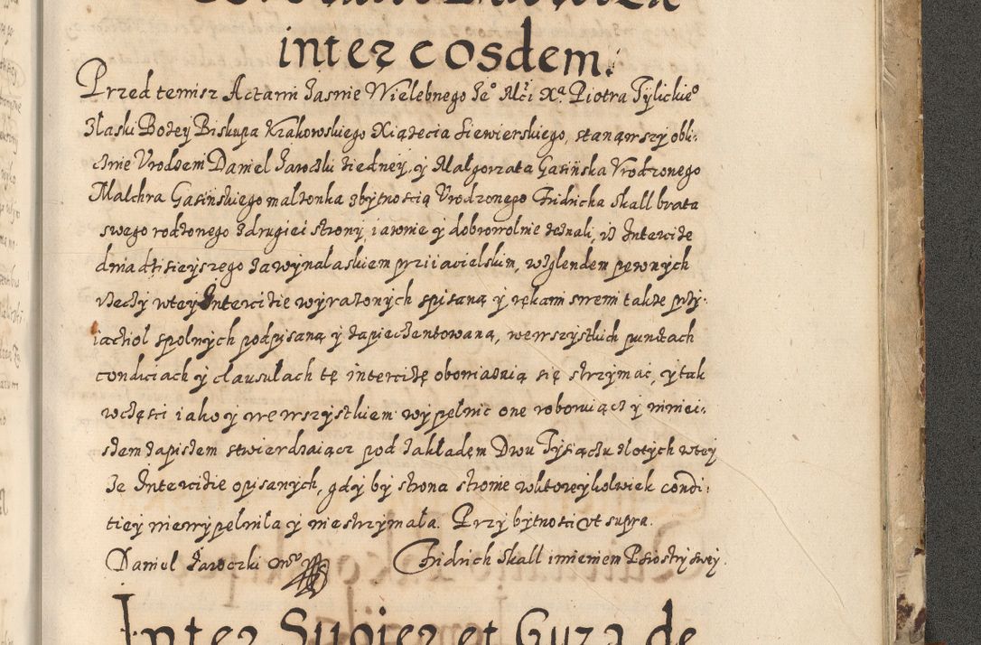 Zdjęcie nr 876 dla obiektu archiwalnego: Acta actorum causarum spiritualium, civilium, criminalium, obligationum, quiettationum, inscriptionum, cessionum, decimarum, testamentorum, Illustrissimi et Reverendissimi Domini Domini Martini Szyszkowski Dei &amp; Apostolicae Sedis gratia Episcopi Cracovienisis Ducis Severiensis in annis 1617, 1618, 1619. Tomus Primus.
