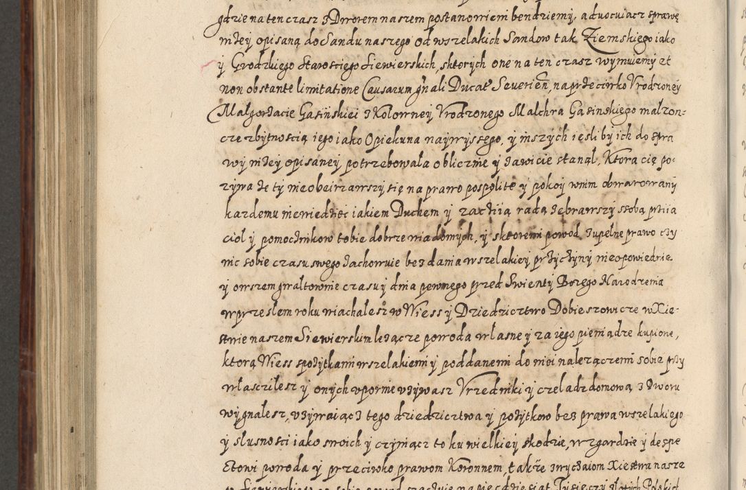 Zdjęcie nr 871 dla obiektu archiwalnego: Acta actorum causarum spiritualium, civilium, criminalium, obligationum, quiettationum, inscriptionum, cessionum, decimarum, testamentorum, Illustrissimi et Reverendissimi Domini Domini Martini Szyszkowski Dei &amp; Apostolicae Sedis gratia Episcopi Cracovienisis Ducis Severiensis in annis 1617, 1618, 1619. Tomus Primus.