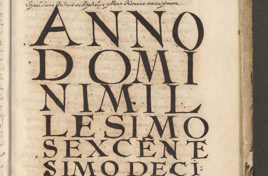 Zdjęcie nr 866 dla obiektu archiwalnego: Acta actorum causarum spiritualium, civilium, criminalium, obligationum, quiettationum, inscriptionum, cessionum, decimarum, testamentorum, Illustrissimi et Reverendissimi Domini Domini Martini Szyszkowski Dei &amp; Apostolicae Sedis gratia Episcopi Cracovienisis Ducis Severiensis in annis 1617, 1618, 1619. Tomus Primus.