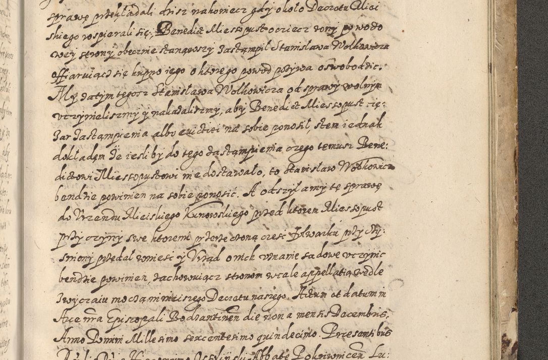 Zdjęcie nr 860 dla obiektu archiwalnego: Acta actorum causarum spiritualium, civilium, criminalium, obligationum, quiettationum, inscriptionum, cessionum, decimarum, testamentorum, Illustrissimi et Reverendissimi Domini Domini Martini Szyszkowski Dei &amp; Apostolicae Sedis gratia Episcopi Cracovienisis Ducis Severiensis in annis 1617, 1618, 1619. Tomus Primus.