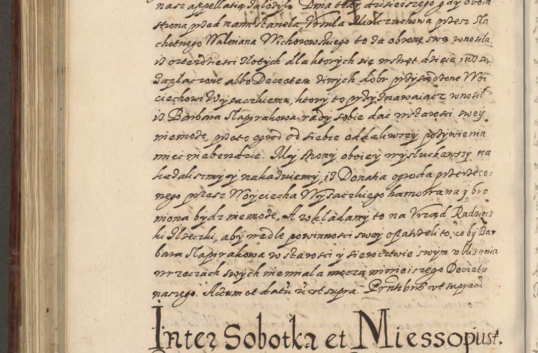 Zdjęcie nr 855 dla obiektu archiwalnego: Acta actorum causarum spiritualium, civilium, criminalium, obligationum, quiettationum, inscriptionum, cessionum, decimarum, testamentorum, Illustrissimi et Reverendissimi Domini Domini Martini Szyszkowski Dei &amp; Apostolicae Sedis gratia Episcopi Cracovienisis Ducis Severiensis in annis 1617, 1618, 1619. Tomus Primus.