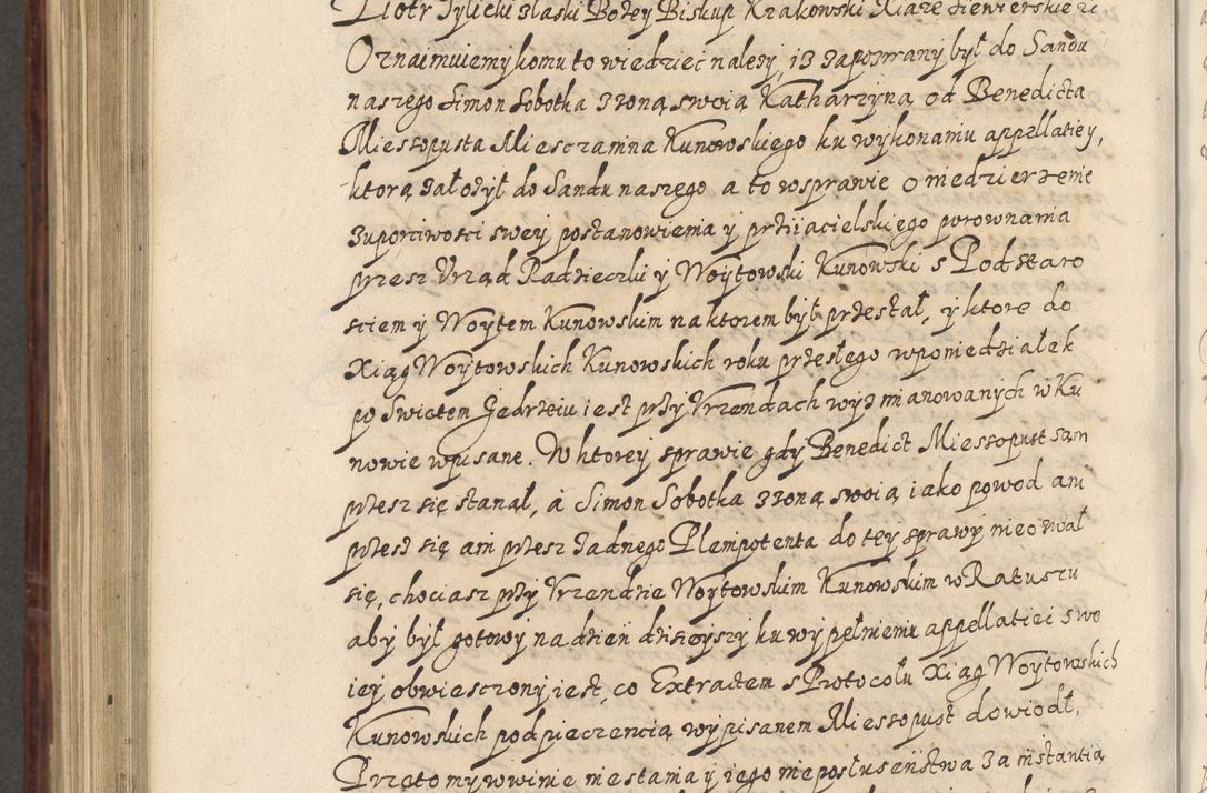 Zdjęcie nr 849 dla obiektu archiwalnego: Acta actorum causarum spiritualium, civilium, criminalium, obligationum, quiettationum, inscriptionum, cessionum, decimarum, testamentorum, Illustrissimi et Reverendissimi Domini Domini Martini Szyszkowski Dei &amp; Apostolicae Sedis gratia Episcopi Cracovienisis Ducis Severiensis in annis 1617, 1618, 1619. Tomus Primus.