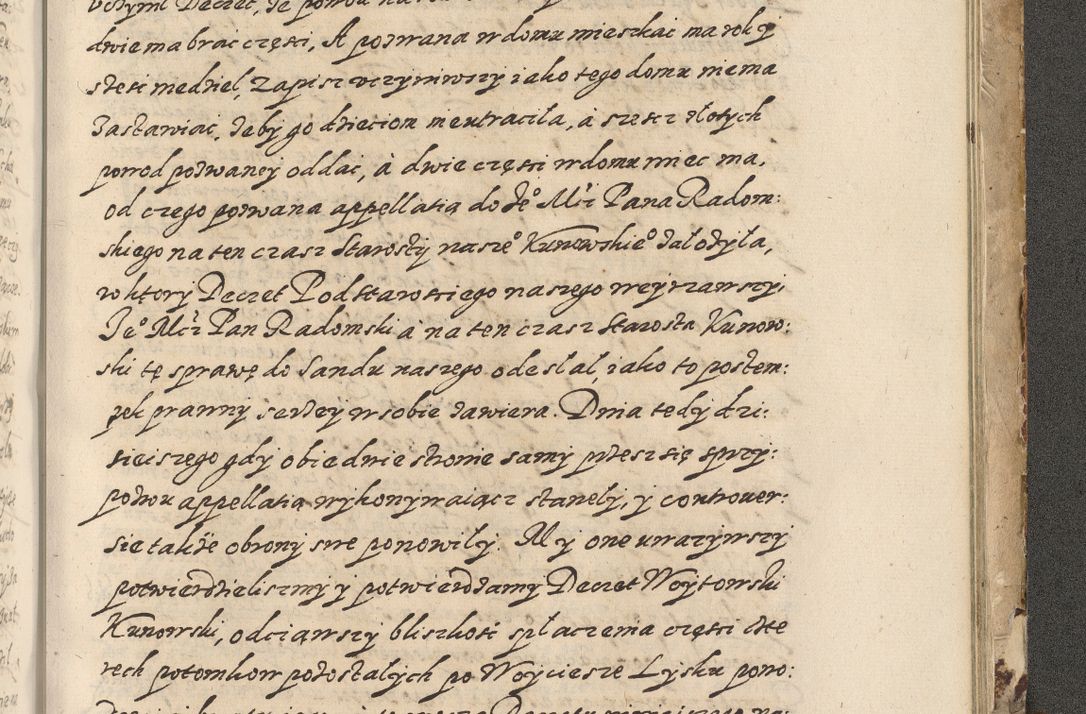 Zdjęcie nr 848 dla obiektu archiwalnego: Acta actorum causarum spiritualium, civilium, criminalium, obligationum, quiettationum, inscriptionum, cessionum, decimarum, testamentorum, Illustrissimi et Reverendissimi Domini Domini Martini Szyszkowski Dei &amp; Apostolicae Sedis gratia Episcopi Cracovienisis Ducis Severiensis in annis 1617, 1618, 1619. Tomus Primus.