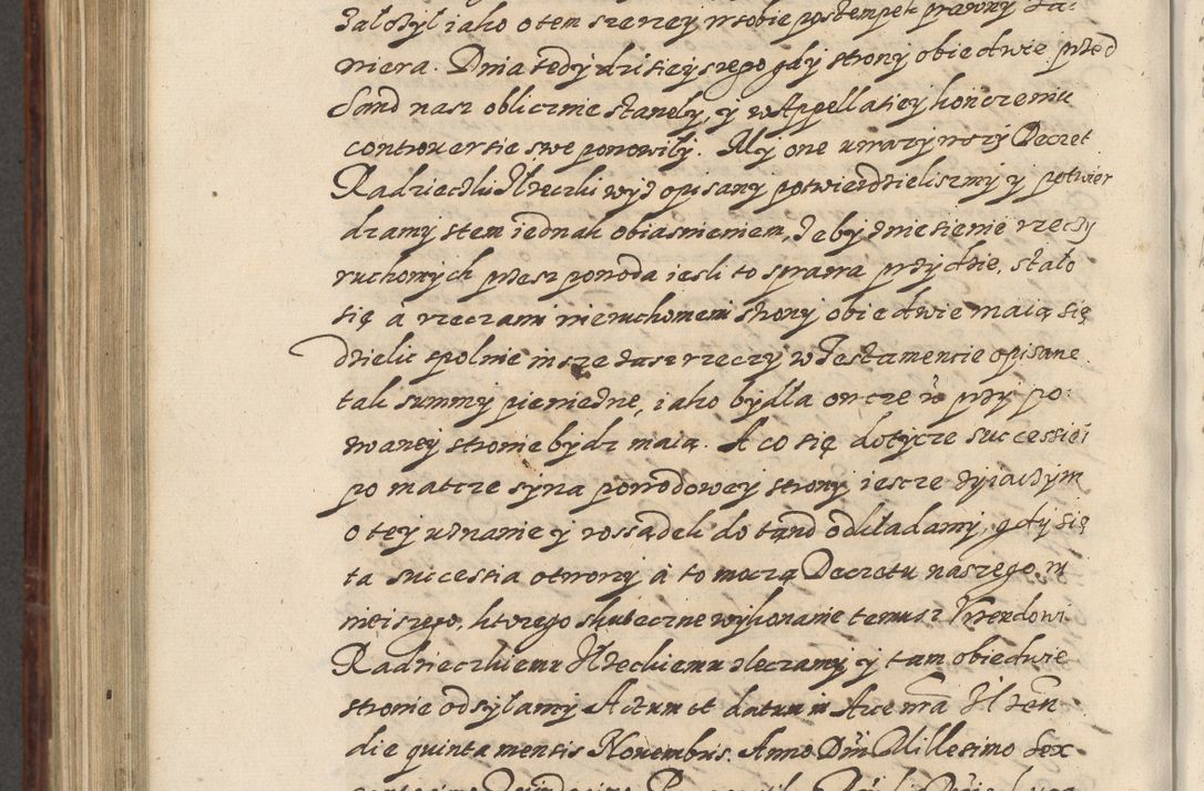 Zdjęcie nr 843 dla obiektu archiwalnego: Acta actorum causarum spiritualium, civilium, criminalium, obligationum, quiettationum, inscriptionum, cessionum, decimarum, testamentorum, Illustrissimi et Reverendissimi Domini Domini Martini Szyszkowski Dei &amp; Apostolicae Sedis gratia Episcopi Cracovienisis Ducis Severiensis in annis 1617, 1618, 1619. Tomus Primus.