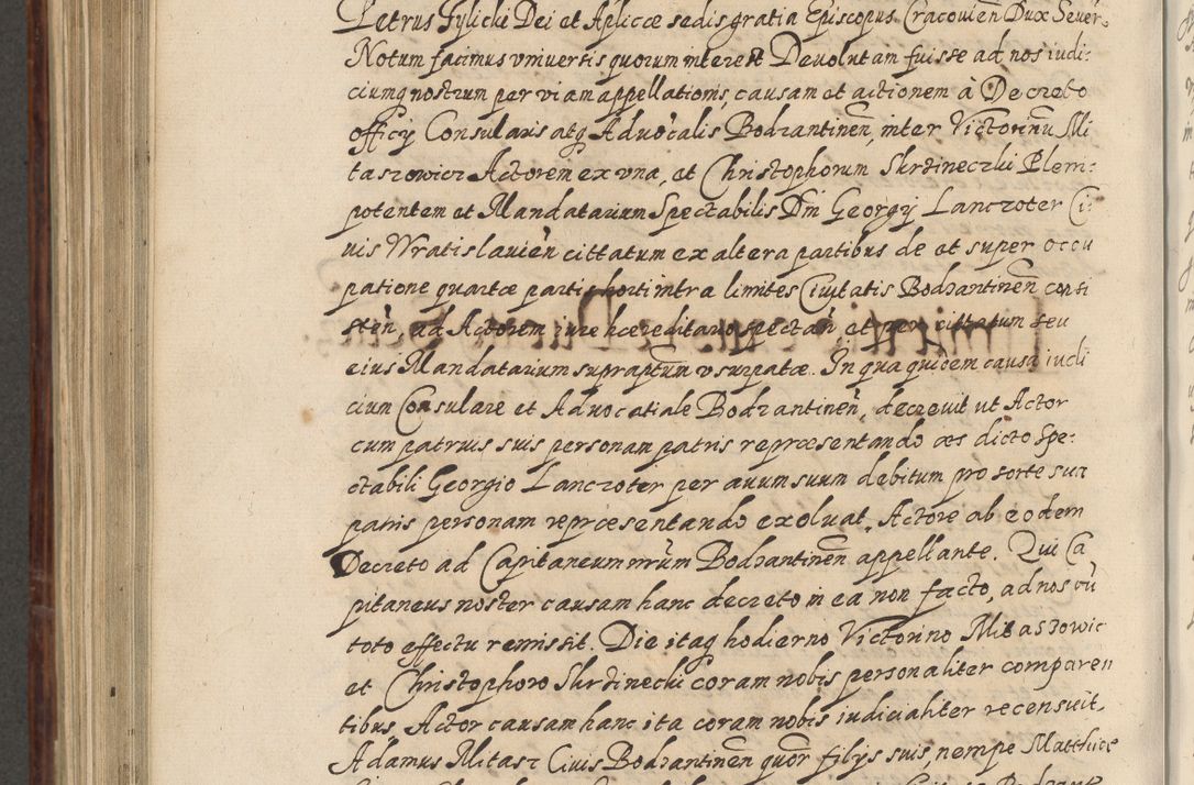 Zdjęcie nr 837 dla obiektu archiwalnego: Acta actorum causarum spiritualium, civilium, criminalium, obligationum, quiettationum, inscriptionum, cessionum, decimarum, testamentorum, Illustrissimi et Reverendissimi Domini Domini Martini Szyszkowski Dei &amp; Apostolicae Sedis gratia Episcopi Cracovienisis Ducis Severiensis in annis 1617, 1618, 1619. Tomus Primus.