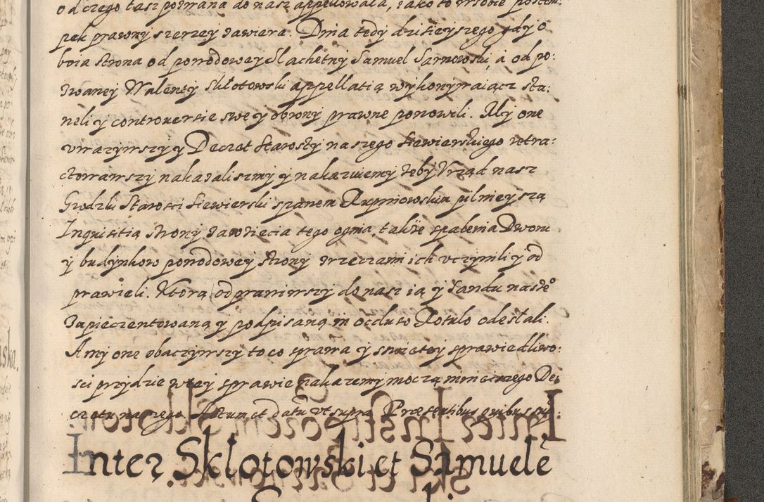 Zdjęcie nr 830 dla obiektu archiwalnego: Acta actorum causarum spiritualium, civilium, criminalium, obligationum, quiettationum, inscriptionum, cessionum, decimarum, testamentorum, Illustrissimi et Reverendissimi Domini Domini Martini Szyszkowski Dei &amp; Apostolicae Sedis gratia Episcopi Cracovienisis Ducis Severiensis in annis 1617, 1618, 1619. Tomus Primus.