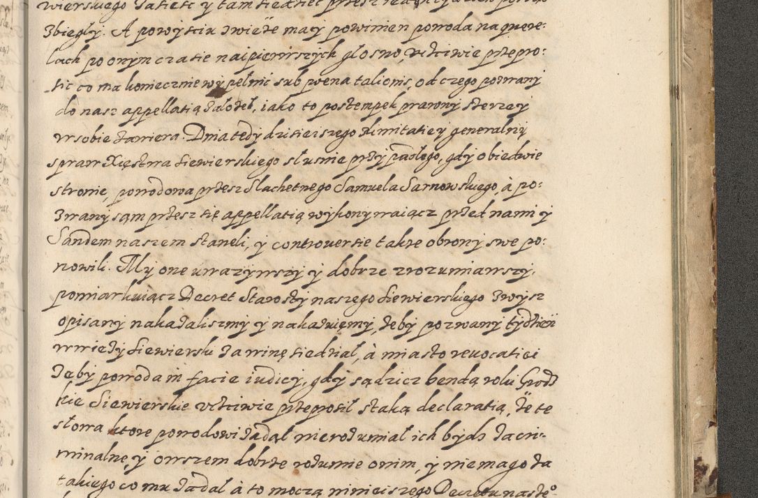 Zdjęcie nr 818 dla obiektu archiwalnego: Acta actorum causarum spiritualium, civilium, criminalium, obligationum, quiettationum, inscriptionum, cessionum, decimarum, testamentorum, Illustrissimi et Reverendissimi Domini Domini Martini Szyszkowski Dei &amp; Apostolicae Sedis gratia Episcopi Cracovienisis Ducis Severiensis in annis 1617, 1618, 1619. Tomus Primus.