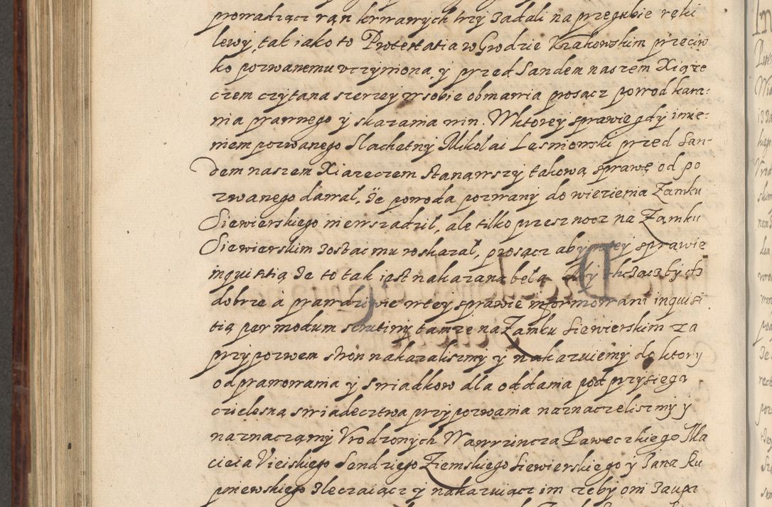 Zdjęcie nr 815 dla obiektu archiwalnego: Acta actorum causarum spiritualium, civilium, criminalium, obligationum, quiettationum, inscriptionum, cessionum, decimarum, testamentorum, Illustrissimi et Reverendissimi Domini Domini Martini Szyszkowski Dei &amp; Apostolicae Sedis gratia Episcopi Cracovienisis Ducis Severiensis in annis 1617, 1618, 1619. Tomus Primus.