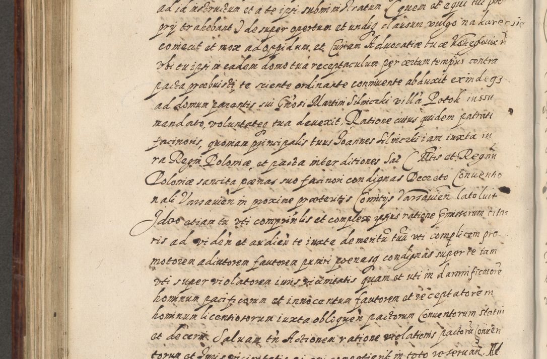 Zdjęcie nr 805 dla obiektu archiwalnego: Acta actorum causarum spiritualium, civilium, criminalium, obligationum, quiettationum, inscriptionum, cessionum, decimarum, testamentorum, Illustrissimi et Reverendissimi Domini Domini Martini Szyszkowski Dei &amp; Apostolicae Sedis gratia Episcopi Cracovienisis Ducis Severiensis in annis 1617, 1618, 1619. Tomus Primus.
