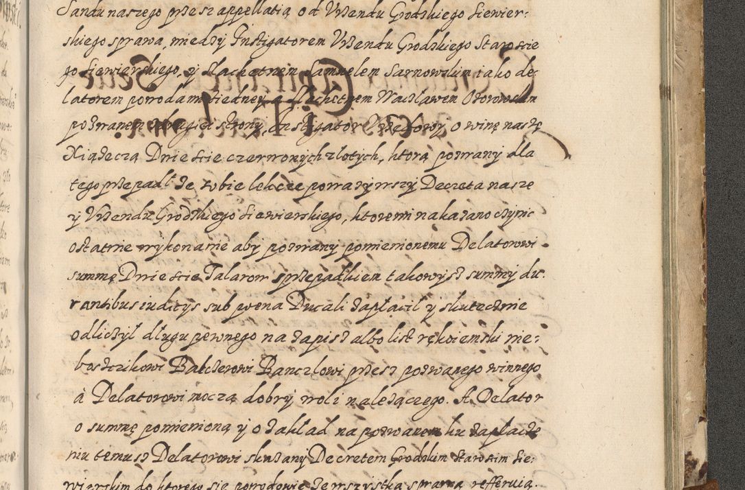 Zdjęcie nr 800 dla obiektu archiwalnego: Acta actorum causarum spiritualium, civilium, criminalium, obligationum, quiettationum, inscriptionum, cessionum, decimarum, testamentorum, Illustrissimi et Reverendissimi Domini Domini Martini Szyszkowski Dei &amp; Apostolicae Sedis gratia Episcopi Cracovienisis Ducis Severiensis in annis 1617, 1618, 1619. Tomus Primus.