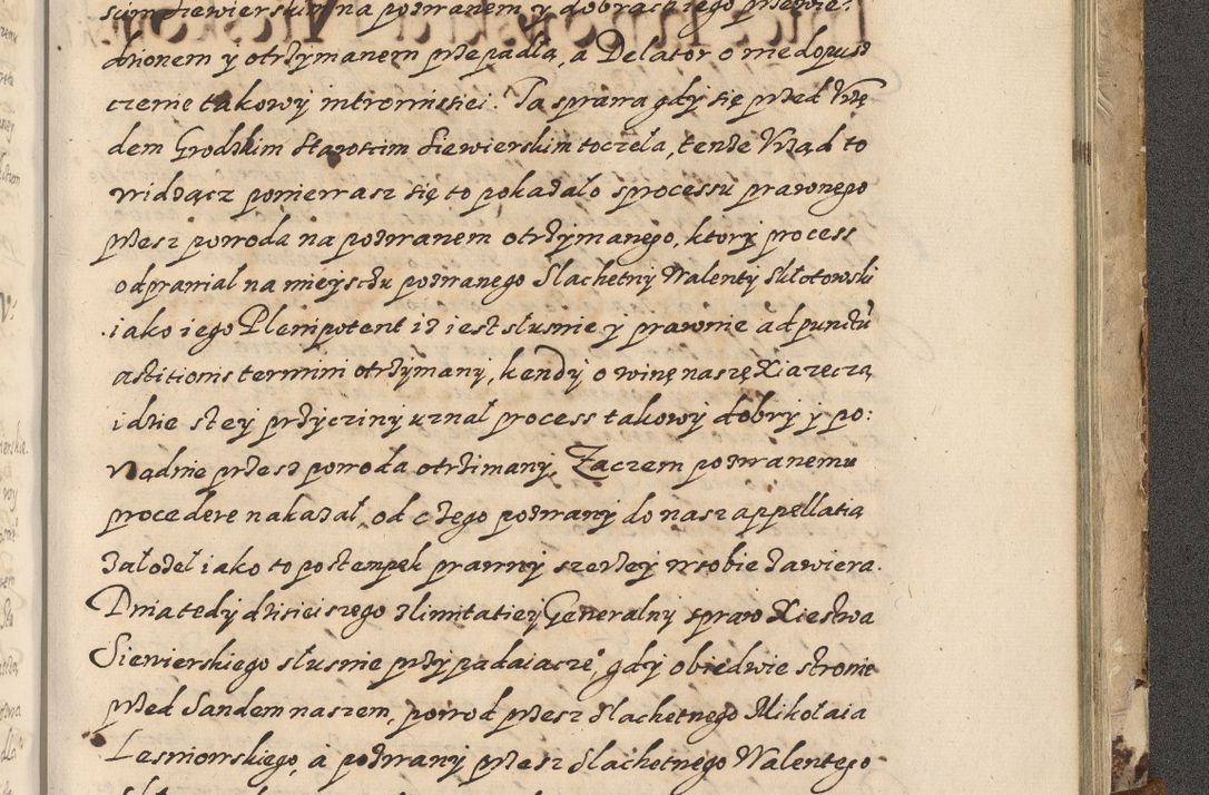 Zdjęcie nr 798 dla obiektu archiwalnego: Acta actorum causarum spiritualium, civilium, criminalium, obligationum, quiettationum, inscriptionum, cessionum, decimarum, testamentorum, Illustrissimi et Reverendissimi Domini Domini Martini Szyszkowski Dei &amp; Apostolicae Sedis gratia Episcopi Cracovienisis Ducis Severiensis in annis 1617, 1618, 1619. Tomus Primus.