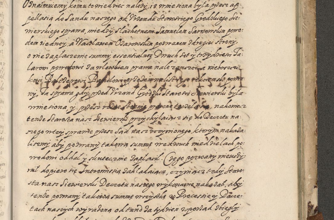Zdjęcie nr 796 dla obiektu archiwalnego: Acta actorum causarum spiritualium, civilium, criminalium, obligationum, quiettationum, inscriptionum, cessionum, decimarum, testamentorum, Illustrissimi et Reverendissimi Domini Domini Martini Szyszkowski Dei &amp; Apostolicae Sedis gratia Episcopi Cracovienisis Ducis Severiensis in annis 1617, 1618, 1619. Tomus Primus.