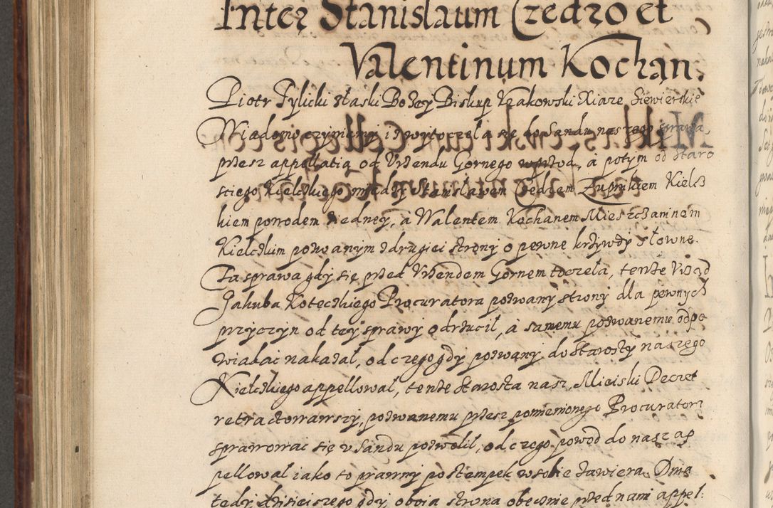 Zdjęcie nr 791 dla obiektu archiwalnego: Acta actorum causarum spiritualium, civilium, criminalium, obligationum, quiettationum, inscriptionum, cessionum, decimarum, testamentorum, Illustrissimi et Reverendissimi Domini Domini Martini Szyszkowski Dei &amp; Apostolicae Sedis gratia Episcopi Cracovienisis Ducis Severiensis in annis 1617, 1618, 1619. Tomus Primus.