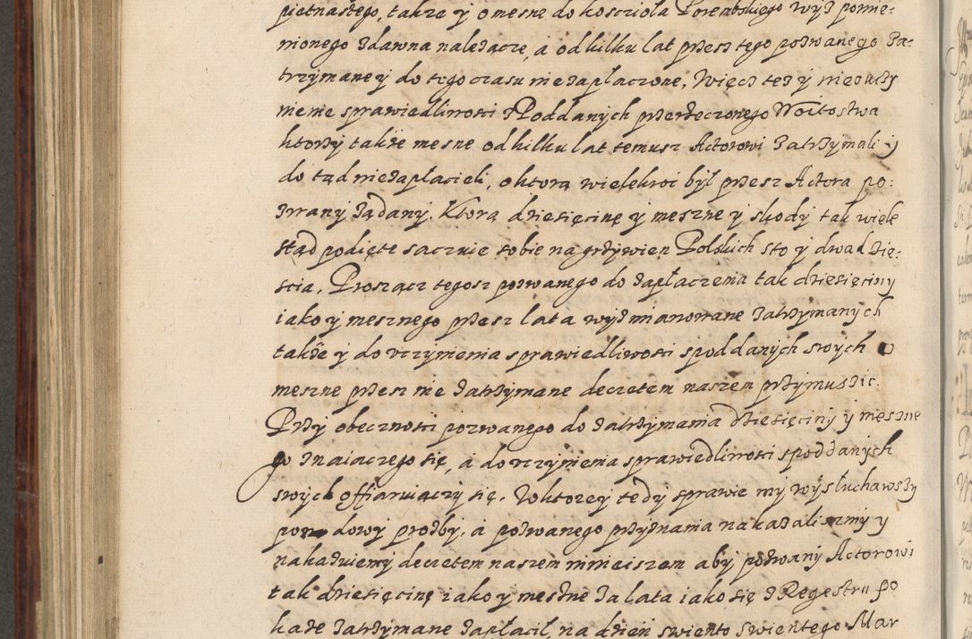 Zdjęcie nr 787 dla obiektu archiwalnego: Acta actorum causarum spiritualium, civilium, criminalium, obligationum, quiettationum, inscriptionum, cessionum, decimarum, testamentorum, Illustrissimi et Reverendissimi Domini Domini Martini Szyszkowski Dei &amp; Apostolicae Sedis gratia Episcopi Cracovienisis Ducis Severiensis in annis 1617, 1618, 1619. Tomus Primus.