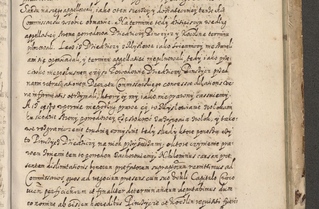 Zdjęcie nr 784 dla obiektu archiwalnego: Acta actorum causarum spiritualium, civilium, criminalium, obligationum, quiettationum, inscriptionum, cessionum, decimarum, testamentorum, Illustrissimi et Reverendissimi Domini Domini Martini Szyszkowski Dei &amp; Apostolicae Sedis gratia Episcopi Cracovienisis Ducis Severiensis in annis 1617, 1618, 1619. Tomus Primus.