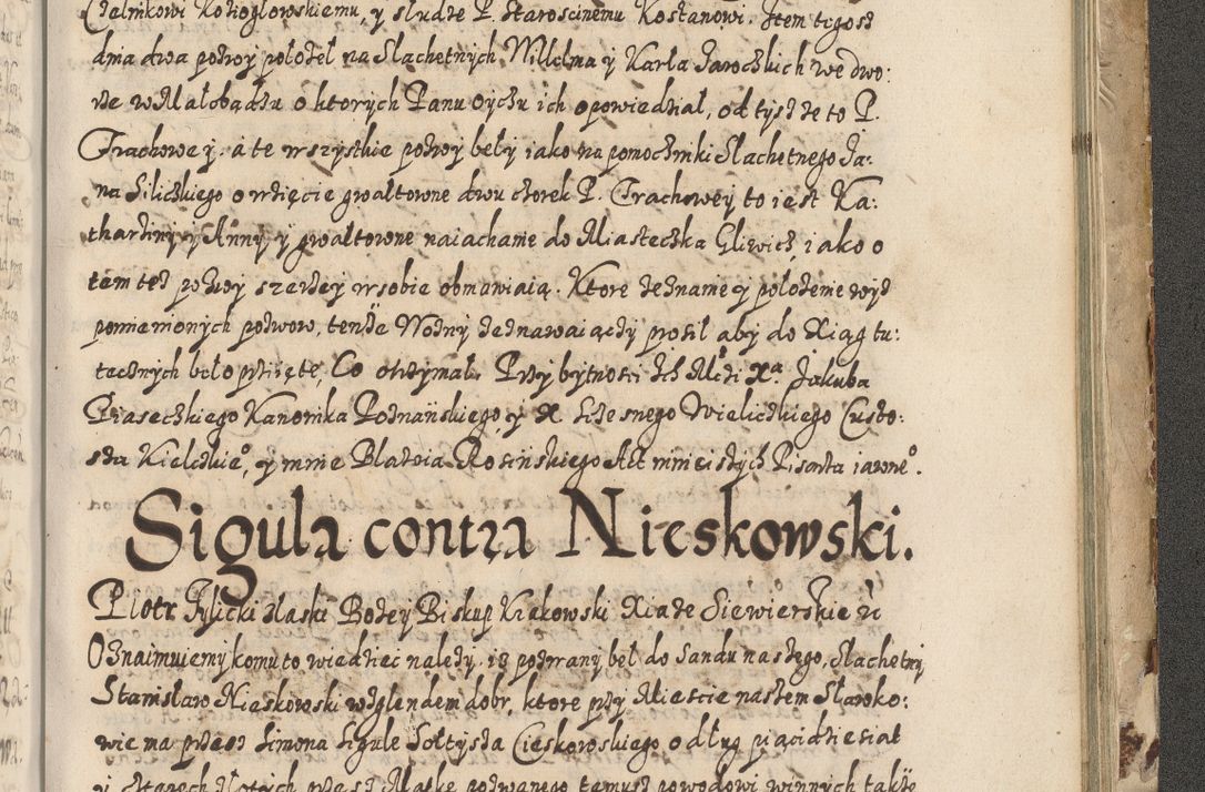 Zdjęcie nr 774 dla obiektu archiwalnego: Acta actorum causarum spiritualium, civilium, criminalium, obligationum, quiettationum, inscriptionum, cessionum, decimarum, testamentorum, Illustrissimi et Reverendissimi Domini Domini Martini Szyszkowski Dei &amp; Apostolicae Sedis gratia Episcopi Cracovienisis Ducis Severiensis in annis 1617, 1618, 1619. Tomus Primus.
