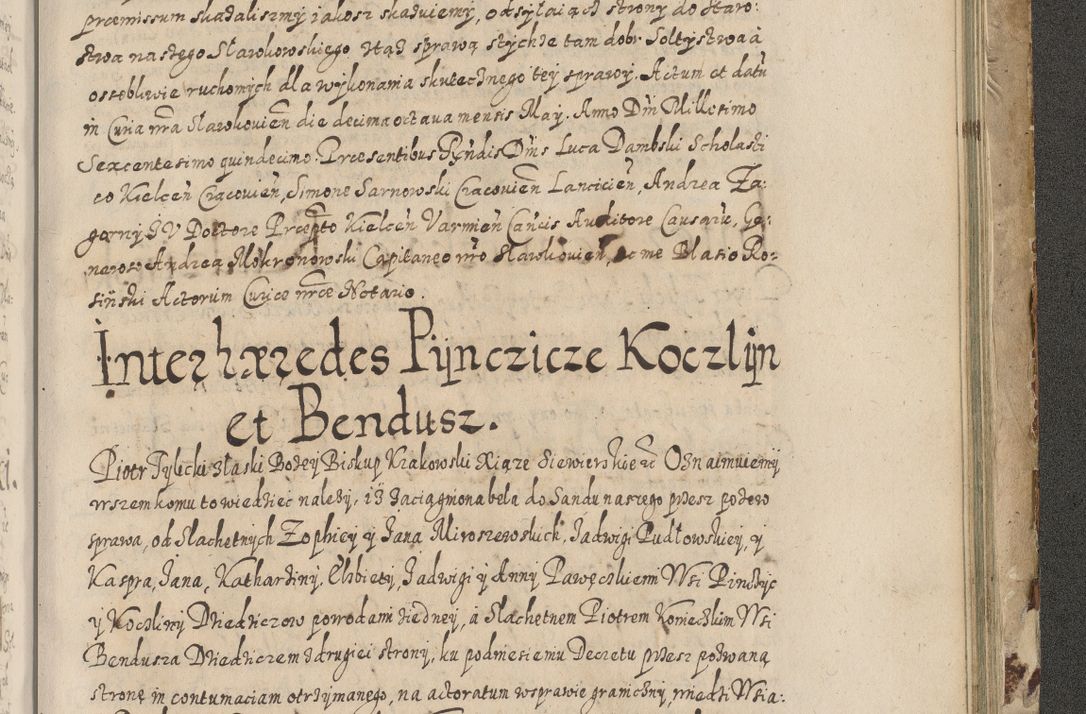 Zdjęcie nr 770 dla obiektu archiwalnego: Acta actorum causarum spiritualium, civilium, criminalium, obligationum, quiettationum, inscriptionum, cessionum, decimarum, testamentorum, Illustrissimi et Reverendissimi Domini Domini Martini Szyszkowski Dei &amp; Apostolicae Sedis gratia Episcopi Cracovienisis Ducis Severiensis in annis 1617, 1618, 1619. Tomus Primus.