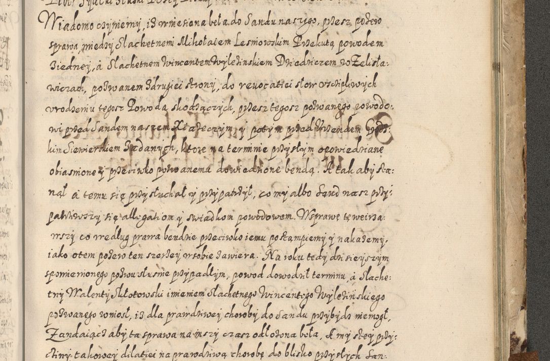 Zdjęcie nr 758 dla obiektu archiwalnego: Acta actorum causarum spiritualium, civilium, criminalium, obligationum, quiettationum, inscriptionum, cessionum, decimarum, testamentorum, Illustrissimi et Reverendissimi Domini Domini Martini Szyszkowski Dei &amp; Apostolicae Sedis gratia Episcopi Cracovienisis Ducis Severiensis in annis 1617, 1618, 1619. Tomus Primus.
