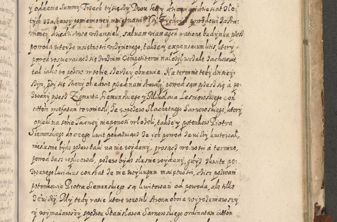 Zdjęcie nr 748 dla obiektu archiwalnego: Acta actorum causarum spiritualium, civilium, criminalium, obligationum, quiettationum, inscriptionum, cessionum, decimarum, testamentorum, Illustrissimi et Reverendissimi Domini Domini Martini Szyszkowski Dei &amp; Apostolicae Sedis gratia Episcopi Cracovienisis Ducis Severiensis in annis 1617, 1618, 1619. Tomus Primus.