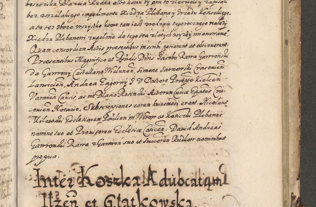 Zdjęcie nr 706 dla obiektu archiwalnego: Acta actorum causarum spiritualium, civilium, criminalium, obligationum, quiettationum, inscriptionum, cessionum, decimarum, testamentorum, Illustrissimi et Reverendissimi Domini Domini Martini Szyszkowski Dei &amp; Apostolicae Sedis gratia Episcopi Cracovienisis Ducis Severiensis in annis 1617, 1618, 1619. Tomus Primus.