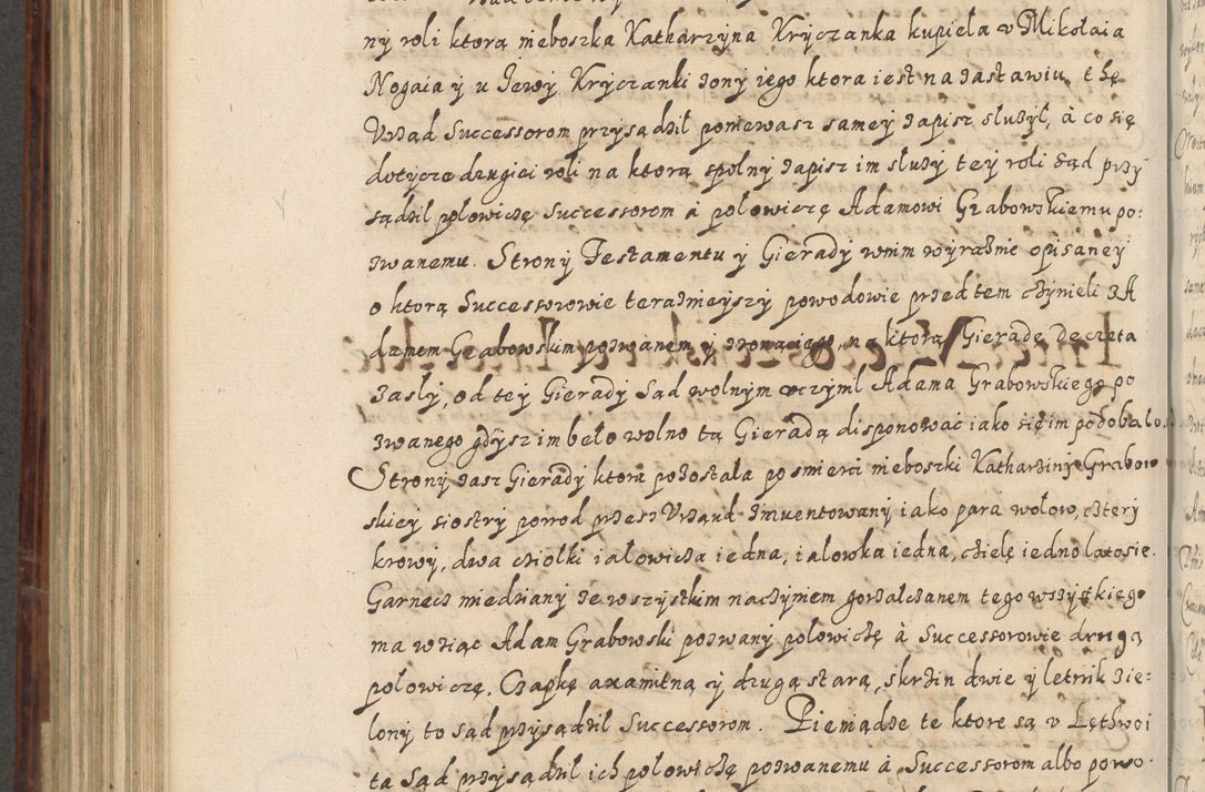 Zdjęcie nr 695 dla obiektu archiwalnego: Acta actorum causarum spiritualium, civilium, criminalium, obligationum, quiettationum, inscriptionum, cessionum, decimarum, testamentorum, Illustrissimi et Reverendissimi Domini Domini Martini Szyszkowski Dei &amp; Apostolicae Sedis gratia Episcopi Cracovienisis Ducis Severiensis in annis 1617, 1618, 1619. Tomus Primus.