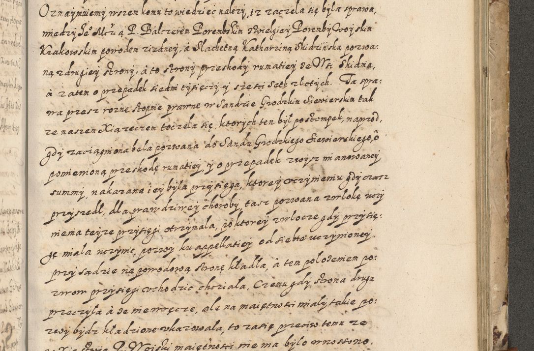 Zdjęcie nr 678 dla obiektu archiwalnego: Acta actorum causarum spiritualium, civilium, criminalium, obligationum, quiettationum, inscriptionum, cessionum, decimarum, testamentorum, Illustrissimi et Reverendissimi Domini Domini Martini Szyszkowski Dei &amp; Apostolicae Sedis gratia Episcopi Cracovienisis Ducis Severiensis in annis 1617, 1618, 1619. Tomus Primus.