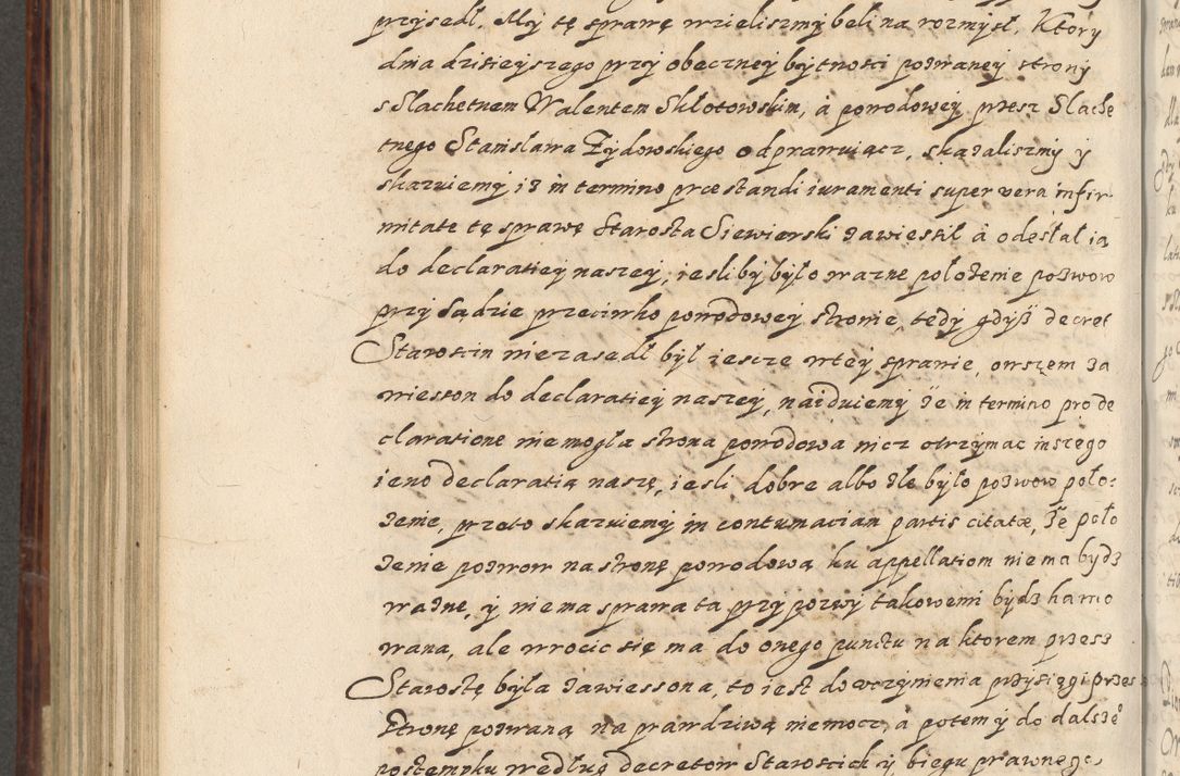 Zdjęcie nr 679 dla obiektu archiwalnego: Acta actorum causarum spiritualium, civilium, criminalium, obligationum, quiettationum, inscriptionum, cessionum, decimarum, testamentorum, Illustrissimi et Reverendissimi Domini Domini Martini Szyszkowski Dei &amp; Apostolicae Sedis gratia Episcopi Cracovienisis Ducis Severiensis in annis 1617, 1618, 1619. Tomus Primus.