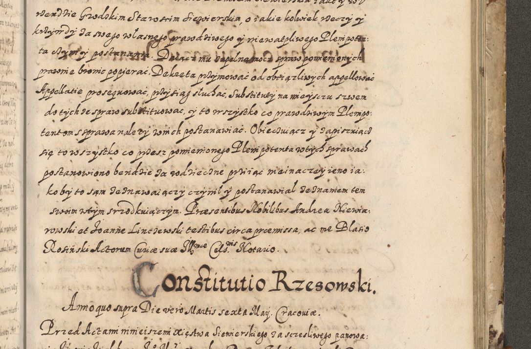 Zdjęcie nr 672 dla obiektu archiwalnego: Acta actorum causarum spiritualium, civilium, criminalium, obligationum, quiettationum, inscriptionum, cessionum, decimarum, testamentorum, Illustrissimi et Reverendissimi Domini Domini Martini Szyszkowski Dei &amp; Apostolicae Sedis gratia Episcopi Cracovienisis Ducis Severiensis in annis 1617, 1618, 1619. Tomus Primus.