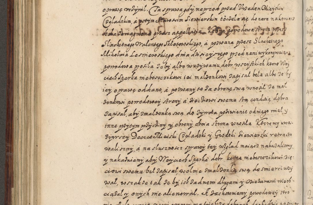 Zdjęcie nr 671 dla obiektu archiwalnego: Acta actorum causarum spiritualium, civilium, criminalium, obligationum, quiettationum, inscriptionum, cessionum, decimarum, testamentorum, Illustrissimi et Reverendissimi Domini Domini Martini Szyszkowski Dei &amp; Apostolicae Sedis gratia Episcopi Cracovienisis Ducis Severiensis in annis 1617, 1618, 1619. Tomus Primus.
