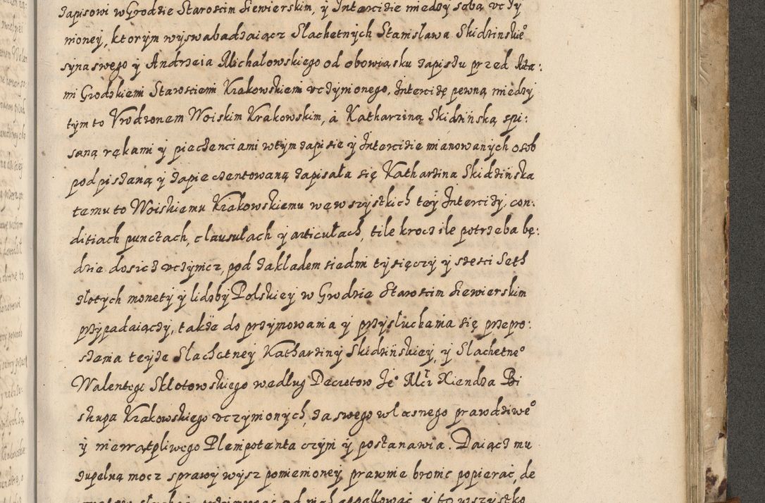 Zdjęcie nr 666 dla obiektu archiwalnego: Acta actorum causarum spiritualium, civilium, criminalium, obligationum, quiettationum, inscriptionum, cessionum, decimarum, testamentorum, Illustrissimi et Reverendissimi Domini Domini Martini Szyszkowski Dei &amp; Apostolicae Sedis gratia Episcopi Cracovienisis Ducis Severiensis in annis 1617, 1618, 1619. Tomus Primus.
