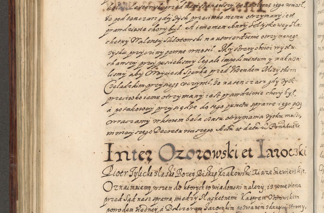 Zdjęcie nr 661 dla obiektu archiwalnego: Acta actorum causarum spiritualium, civilium, criminalium, obligationum, quiettationum, inscriptionum, cessionum, decimarum, testamentorum, Illustrissimi et Reverendissimi Domini Domini Martini Szyszkowski Dei &amp; Apostolicae Sedis gratia Episcopi Cracovienisis Ducis Severiensis in annis 1617, 1618, 1619. Tomus Primus.